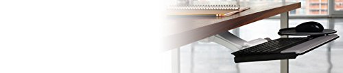 Humanscale 6G550-F2522 6G Keyboard Platform System, STD Black, Big Slim Board, NO Mouse Platform