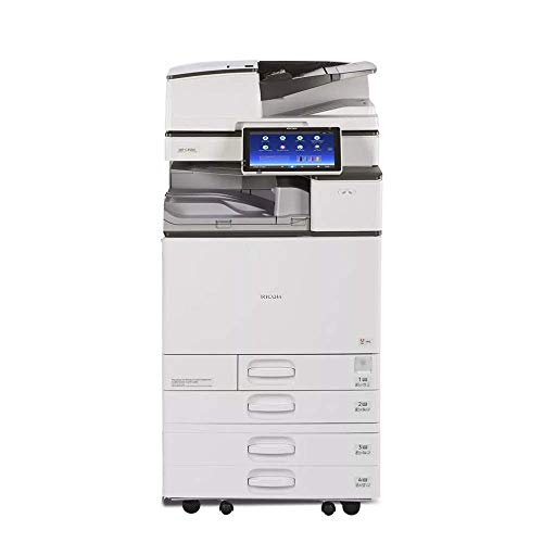 Refurbished Ricoh Aficio MP C6004 Tabloid/Ledger-Size Color Laser Multifunction Copier - 60ppm, Copy, Print, Scan, Network, Auto Duplex, 4 Trays (Renewed)