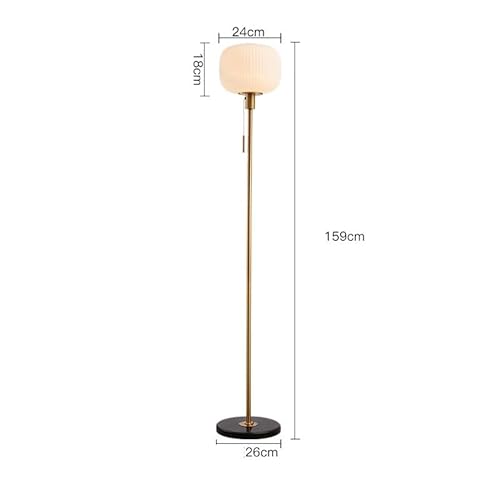 EESHHA LED Floor Lamp Study Bedroom Vertical Lamp - D Light Grey