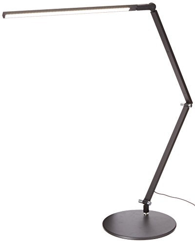 Koncept AR3000-C-MBK-DSK Z-Bar LED Desk Lamp, Cool Light, Metallic Black