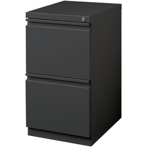 Hirsh Industries 20" Deep 2 Drawer Mobile File Cabinet in Charcoal