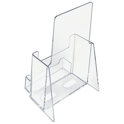 Azar Displays 252922-100PK Counter Trifold Brochure Holder with Business Card Pocket, 100-Pack