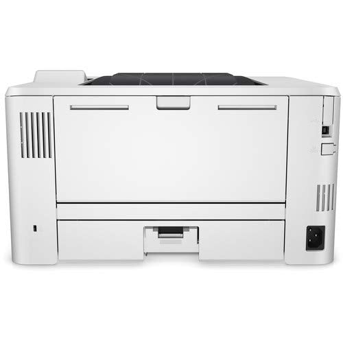 HP Laserjet Pro M402dw Monochrome Laser Printer (C5F95A) with Power Strip Surge Protector and Electronics Basket Microfiber Cleaning Cloth