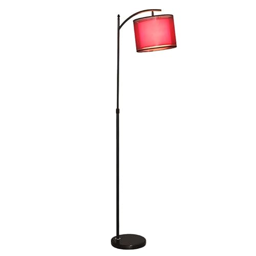 Remote Control Table Lamp Nordic Living Room Bedroom Study Sofa Bed Atmosphere Decorated Floor Lamp (Color: E, Size: As Shown)