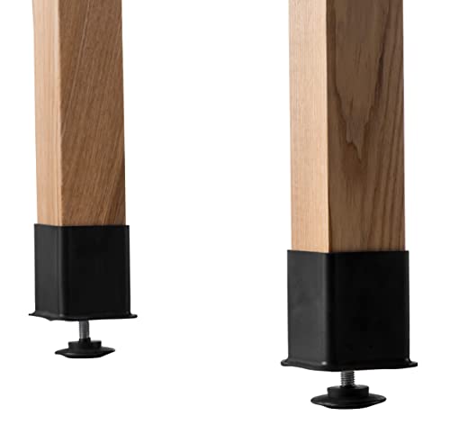 National Public Seating Science Lab Table, 54" L X 30" H, Black Top, Ashwood Legs