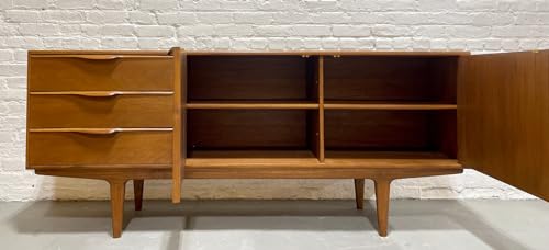 Lschool Mid Century Modern Styled CREDENZA/Media Stand/Sideboard