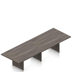 Offices To Go 12 FT Contemporary Rectangular Conference Room Table in Artisan Grey