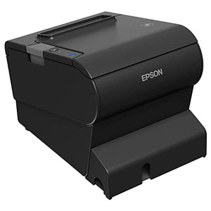 Epson TM-T88VI Thermal Receipt Printer, Black - Ethernet/USB/Serial, NFC, 180 dpi, DAODYANG Printer_Cable