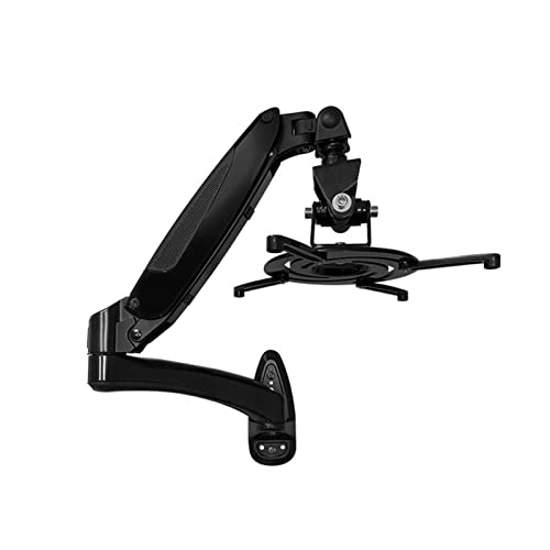 UlpyO Projector Stand Wall-Mounted Telescopic Ceiling Rotating Shelf (Color: B)