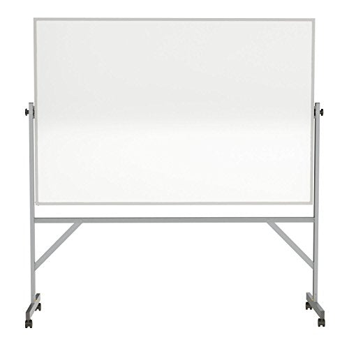 78⅛"x 77¼" Aluminum Frame Reversible Non-Magnetic Marker/Marker w/ 4 Markers & Eraser