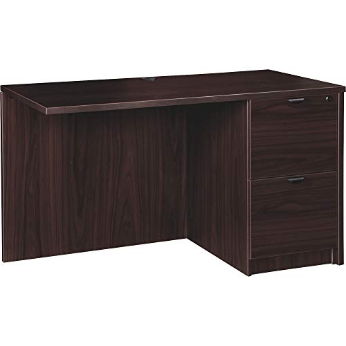 Lorell PR2442RES Right Return, 42-Inch Espresso Desk