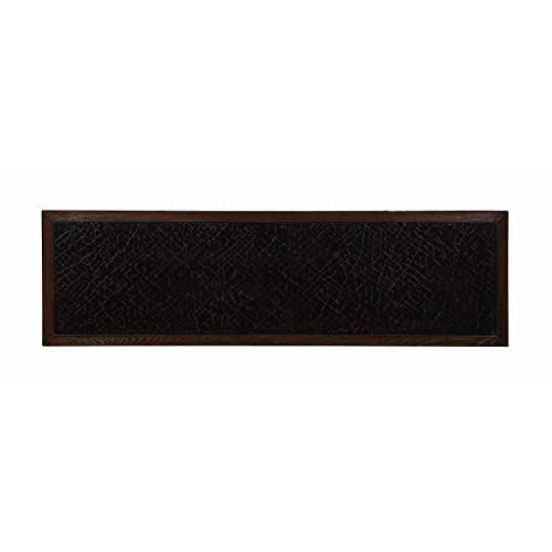 Coast to Coast Imports Miles Espresso Brown & Black Four Door Credenza