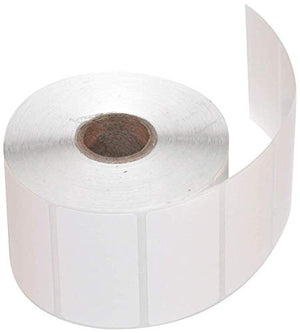CompuLabel Direct Thermal Labels, 2 1/4 x 1 1/4 Inch, White, Roll, Permanent Adhesive, Perforations Between Labels, 1000 per Roll, (530594) (4 X Pack of 12)