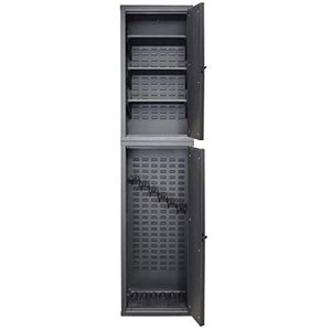 Secure It Gun Storage Agile Ultralight Gun Safe: Model 40 - Holds 6 Rifles and uses CradleGrid Tech, Stack on Agile Units, Heavy Duty Guns Safe with Keypad Control Safely Stores Guns, Easy Assembly
