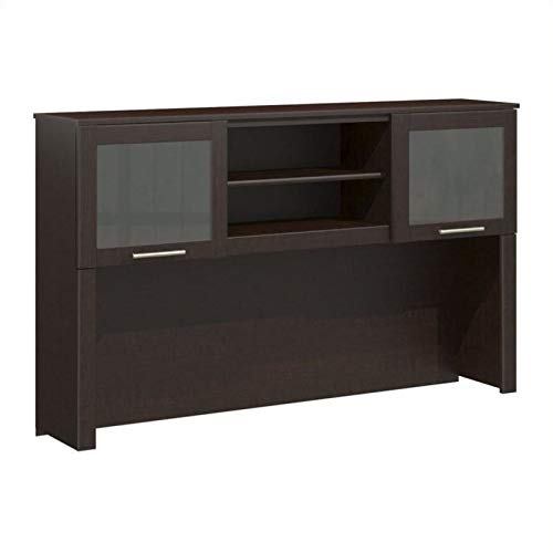 Pemberly Row 60W Hutch in Mocha Cherry