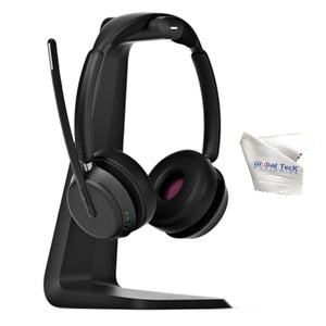 Global Teck Worldwide EPOS Impact 1061 Stereo Bluetooth Headset with Charging Stand (UC Version) & Gold Support Plan