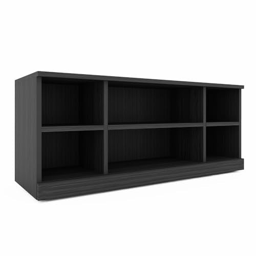 SKUTCHI DESIGNS INC. Sol Series 70" Credenza with Open Storage Shelves | Asian Night