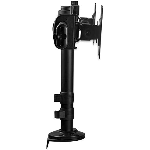 StarTech.com Dual Monitor Mount - Supports Monitors 13'' to 27'' - Adjustable - Desk Clamp or Grommet-Hole Desk Mount for Dual VESA Monitors - Black (ARMBARDUOG)