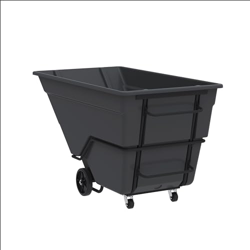 Akro-Mils 77810BLACK Akro-Tilt Heavy-Duty Utility Cart, 2000 lbs. Capacity, Black