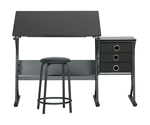 SD STUDIO DESIGNS Eclipse Craft Center in Black / Black 13365