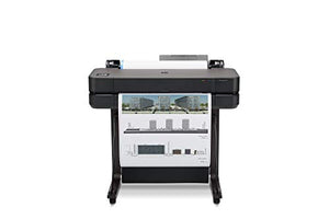 HP DesignJet T630 Large Format Wireless Plotter Printer - 24", with Modern Office Design (5HB09A)