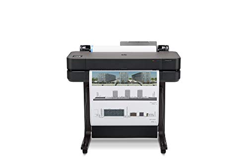 HP DesignJet T630 Large Format Wireless Plotter Printer - 24", with Modern Office Design (5HB09A)