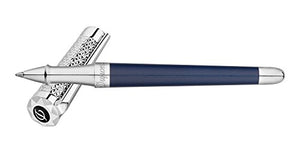 S.T. Dupont Liberté Rollerball pen, Lacquer, Palladium trim, Blue, 462017
