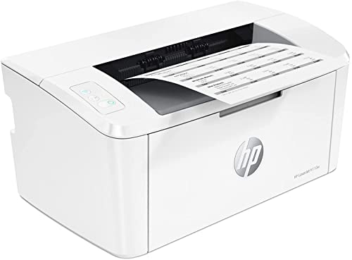HP Laserjet Pro M15w Wireless Monochrome Laser Printer, 600 x 600 dpi, 29ppm, LED Control Panel, Auto-On/Off Technology, Mobile Printing, Works with Alexa (W2G51A), WI-FI, Bundle with Printer Cable