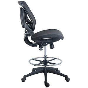 Harwick Evolve All Mesh Heavy Duty Drafting Chair, Dark Knight Edition