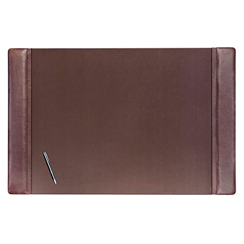 Dacasso Chocolate Brown Leather 38" x 24" Desk Pad