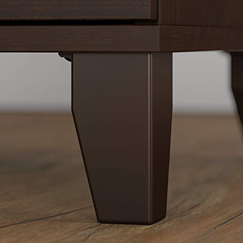 Bush Furniture Somerset 2 Drawer Lateral File Cabinet in Mocha Cherry | Home Office Document Storage