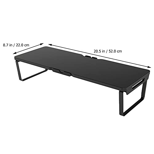 YFSDX Computer Stand Hoist Aluminum Alloy Wood Computer Laptop Lifting Board Display Stand