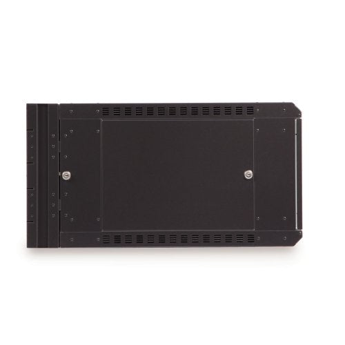 6U LINIER Swing-Out Wall Mount Cabinet - Glass Door