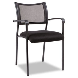 Alera ALEEK43ME10B Eikon Series Stacking Mesh Guest Chair, Black (Case of 2)