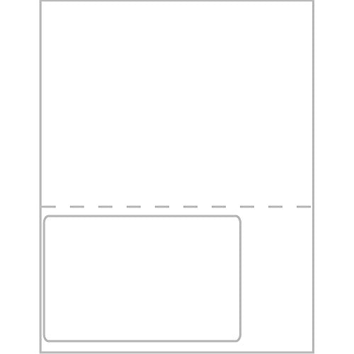 Mailing Labels - FC-0017 Label Sheets – 6" x 4" Label on a Full Perforated Sheet - can be Used as Personalized Labels, Custom Labels, Packing Slip, Shipping Labels, Label Sheets