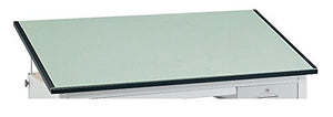 Safco Products 3952 Precision Table Top, 60"W x 37 1/2"D for use with 3962GR Table Base, sold separately, Green