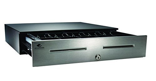 APG JD554A-BL1816-C Heavy-Duty Stainless-Steel-Front Cash Drawer with USBPro II USB Interface, 18 x 4.2 x 16.7", Black