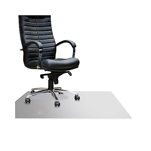 Floortex Cleartex Megamat 46" x 60" Chair Mat for Hard Floors & Carpets, Polycarbonate