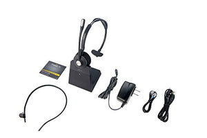 Polycom Compatible Jabra Engage 75 Wireless Headset Bundle with EHS Adapter, 9556-583-125-PLY | VVX and Soundpoint Phones, Bluetooth, PC/MAC, USB, Skype for Business (Mono - EHS - Cloth)