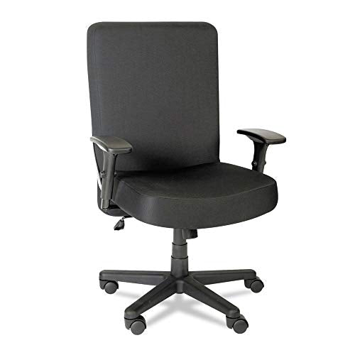 Alera Plus Big and Tall High-Back Task Chair, Black