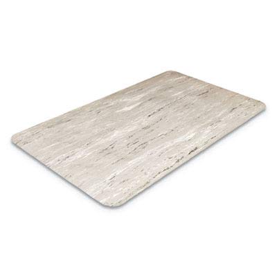 Crown CU3672GY Cushion-Step Surface Mat 36 x 72 Marbleized Rubber Gray, 36 x 72, Gray