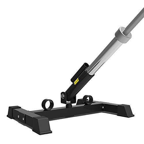 WERTY Home Gym Fitness Equipment, Core Strength Training Barbell T-Bar Row Platform Attachment Landmine Base, Full 360° Swivel & Fits 1" Standard and 2" Olympic Bars