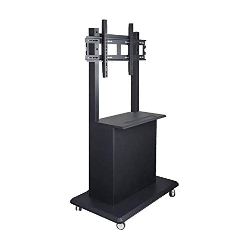 DADHI Mobile TV Stand with Terminal Cabinet, 40-86 Inch Adjustable Height