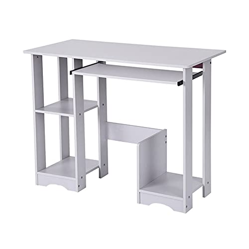 Computer Folding Table Modern Computer Desk Minimalist Study Writing Desk Laptop Study Table for Home, Office, Workstation, Bedroom Office Desk