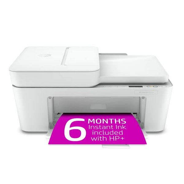 HP DeskJet 4152e Wireless Inkjet Color All-in-One Printer, Print Copy Scan, Instant Ink Ready, 35 Sheet ADF, WiFi USB Connectivity, White, W/Silmarils Printer Cable