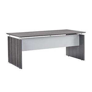 Safco Products MNDS72LGS Medina Desk, 72", Gray Steel