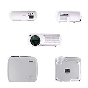 Native 1080p WiFi Projector, Gzunelic 7000 Lumens Smart Bluetooth Projector ± 50° 4D Keystone X / Y Zoom 10000:1 Contrast, Home Theater LED Video HD Proyector Wireless Mirror for iPhone Android