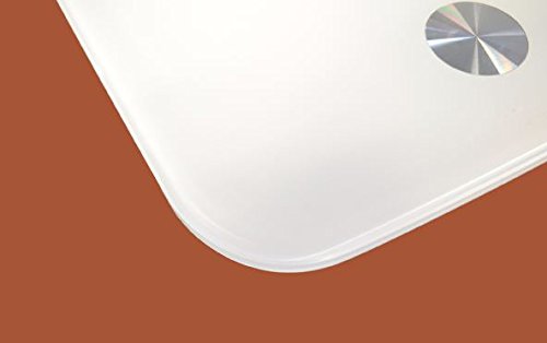 Modern Tempered Glass Conference Table 71" by 35" with white glass boat shaped