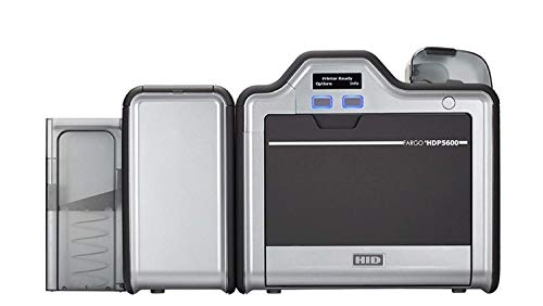 Fargo HDP5600 Dual Sided 600 DPI ID Card Printer & Supplies Bundle with Card Imaging Software 93640