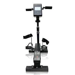 Konliking Electronic Physical Therapy Rehabilitation Bike for Senior Recumbent Indoor Pedal Exerciser Training Hand Arm Foot Leg Knee Passive Assist for the Handicap Disabled Stroke 180W Spasm Mode